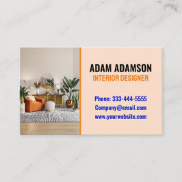 Elegante Decorator (Staging Home Living) Ontwerper Visitekaartje
