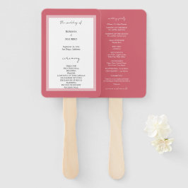 Elegante Deep Pink minimalist Handwaaier