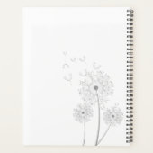 Elegante Delicate Flowers Doula Geboortecoach Verl Planner (Achterkant)