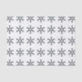 Elegante delicate sneeuwvlokken tissuepapier (Voorkant)