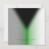 Elegante Demiromantische Pride Bruiloft Save The Date (Achterkant)