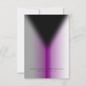 Elegante Demiseksuele Pride Bruiloft Kaart (Achterkant)