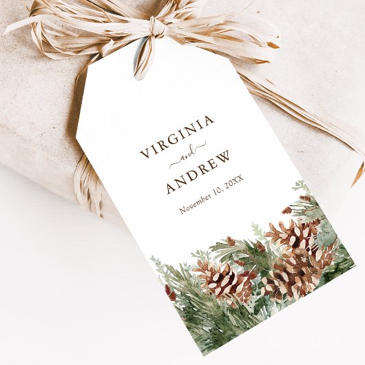 Elegante den cadeaulabel