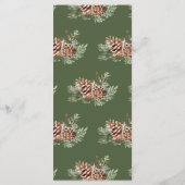 Elegante den menu (Achterkant)