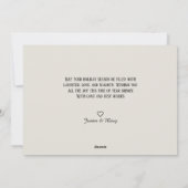 Elegante dennen- en hulstkrans met gouden accenten feestdagenkaart (Achterkant)