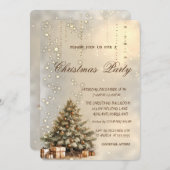 Elegante dennenboom Cadeaus kerstfeest Kaart (Voorkant / Achterkant)