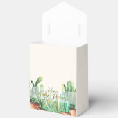 Elegante Desert Cactus Garden Baby shower Bedankdoosjes (Open)