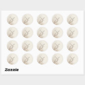 Elegante Desert Palms Envelope Stickers (Vel)