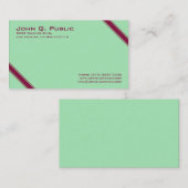 Elegante diagonale strepen visitekaartje (Voorkant / Achterkant)