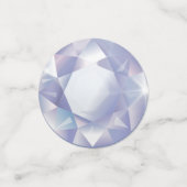 Elegante diamant edelsteen feesttafel confetti (Kleine voorkant)