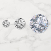 Elegante diamant edelsteen tafel confetti (Voorkanten)