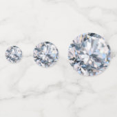 Elegante diamant edelsteen tafel confetti (Achterkanten)