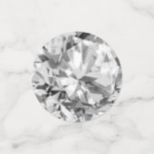 Elegante diamant edelsteen tafel confetti (Kleine voorkant)