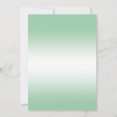 Elegante diamant gejuweld smaragd verjaardag kaart (Achterkant)