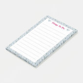 Elegante diamanten abstract patroon Gelinieerd Post-it® Notes (Schuin)