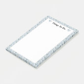 Elegante diamanten abstract patroon post-it® notes (Schuin)