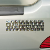Elegante diamanten edelstenen bumpersticker (Op auto)