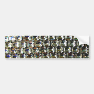 Elegante diamanten edelstenen bumpersticker