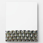 Elegante diamanten edelstenen fotoplaat (Voorkant)