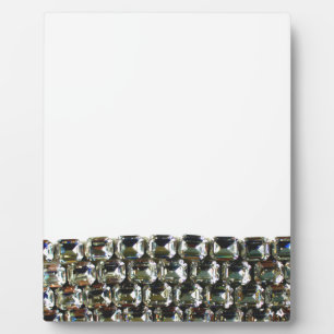 Elegante diamanten edelstenen fotoplaat