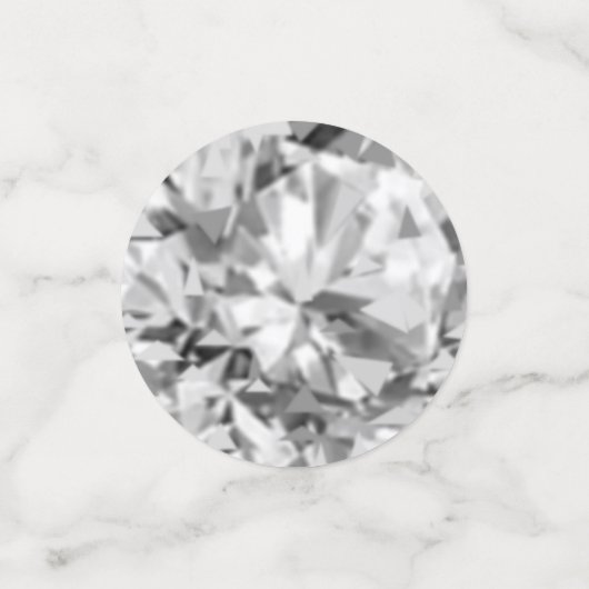 Elegante Diamond Edelsteen Tafel Confetti (Kleine voorkant)