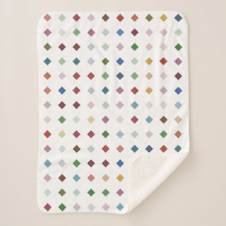 Elegante Diamond geometrische mozaïek deken ontwer