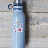 Elegante Dianthus handgetekende bloemige botanisch Sticker