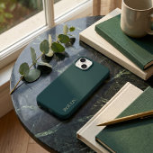 Elegante Diep Bosgroen Minimalistische ROULIV iPho Case-Mate iPhone Case