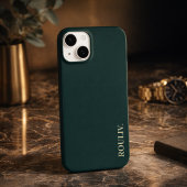 Elegante Diep Bosgroen Minimalistische ROULIV iPho Case-Mate iPhone Case