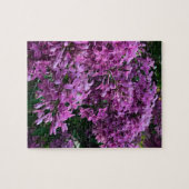 Elegante diep paarse magenta bloemen lilacs legpuzzel (Horizontaal)