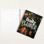 Elegante diepe bloemendagplanner planner (Display)