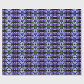 Elegante diepe paarse bloemen maagdenpalmhortensia cadeaupapier (Vlak)