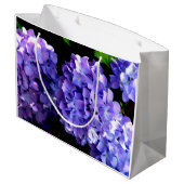 Elegante diepe paarse bloemen maagdenpalmhortensia large cadeautasje (Achterkant Gekanteld)
