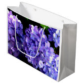 Elegante diepe paarse bloemen maagdenpalmhortensia large cadeautasje (Voorkant Gekanteld)