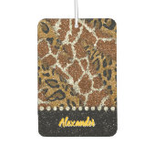 Elegante dierenprint met glans luchtverfrisser (Voorkant)