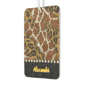 Elegante dierenprint met glans luchtverfrisser (Links)