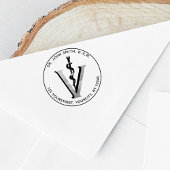 Elegante Diergeneeskunde Dierenarts Asclepius Rubberstempel