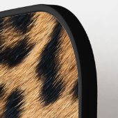 Elegante dierlijke huid luipaard print pickleball paddle (Links Detail)