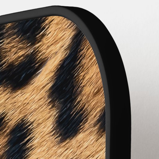 Elegante dierlijke huid luipaard print pickleball paddle (Links Detail)