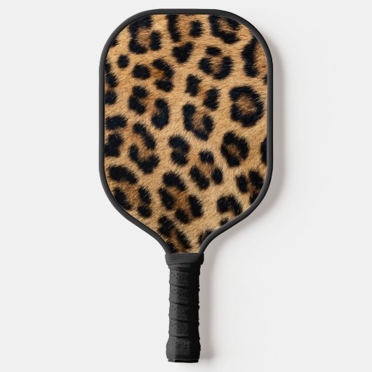 Elegante dierlijke huid luipaard print pickleball paddle (Achterkant)