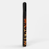Elegante diermotief met nepdiamant en monogram Case-Mate iPhone case (Achterkant/rechts)