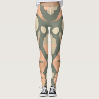 Elegante digitale print Leggings - Kleurrijk Home 