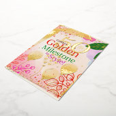 Elegante digitale uitnodiging voor 50e verjaardag (Gedraaid)