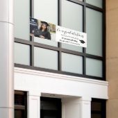 Elegante diploma-banner | Klas van 2026 Spandoek (Buitenkant Gebouw)