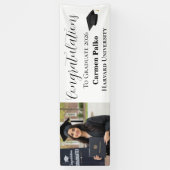 Elegante diploma-banner | Klas van 2026 Spandoek (Verticaal)