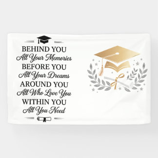 Elegante diploma-banner spandoek