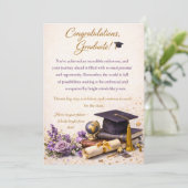 Elegante diploma kaart (Staand voorkant)