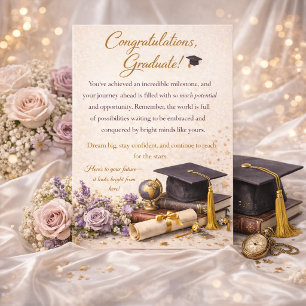 Elegante diploma kaart