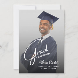 Elegante diploma uitnodigingskaart kaart