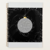 Elegante Disco Bal Kerst Ornament Planner (Voorkant)